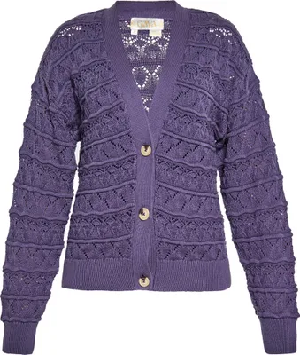 Image de Cardigan Gaya pour femmes - violet, XL