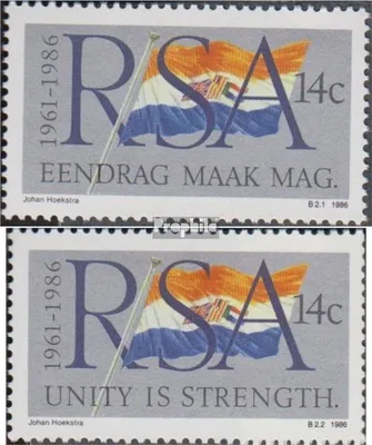 Produktbild von Briefmarken Südafrika 1986 Mi 687-688 (kompl.Ausg.) postfrisch Gründung Republik