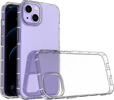 Produktbild von Für iPhone 15 Airbag Four-Corner Full Coverage Shockproof TPU Phone Case (Transparent)