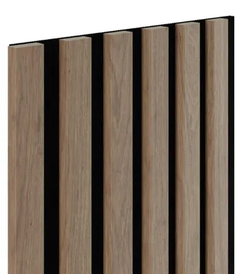 Zdjęcie produktu dla Lamele ścienne na czarnym filcu 6L Marbet Design WOODLINE 270x30 cm Dąb Saragossa1 szt.