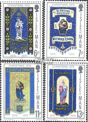 Produktbild von Briefmarken GB - Isle of Man 1976 Mi 88-91 (kompl.Ausg.) postfrisch Weihnachten