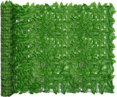 Produktbild von Balkon-Sichtschutz mit Grünen Blättern 400x150 cm