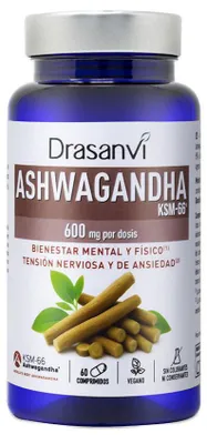 Imagen del producto de ASHWAGANDHA KSM 66, 60 tabletas