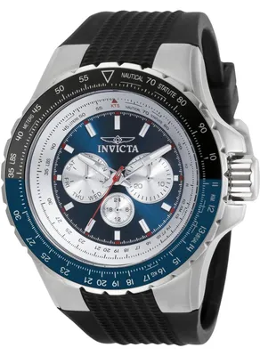 Obrázok produktu pre Invicta Aviator 32916 Pánske Hodinky - Quartz Hnací Mechanizmus - Nerezová Oceľ s Modrým Ciferníkom - 50 mm