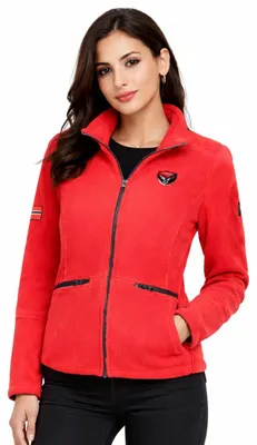 Obrázok produktu pre Geographical Norway WZ7986F/GN-Red dámska červená flísová mikina