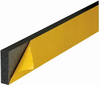 Produktbild von Hettich Türschutzleiste selbstklebend 750 x 70 mm 16 mm anthrazit