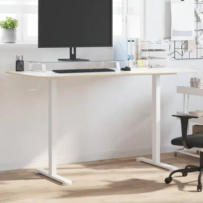 Produktbild von Tischgestell für Sitz-Steh-Schreibtische in Weiß (94-135) x 60 x (70-114) cm, 15 kg