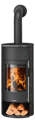 Produktbild von Oranier | Kaminofen | Polar Neo W+ | 8 kW | Schwarz, Keramik Namib
