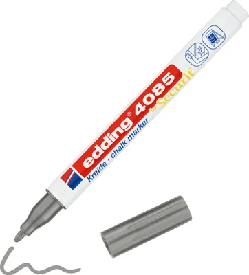 Image de Edding - Crayon à magnésie Edding 4085 autour de 1-2 mm argent | 10 pièces