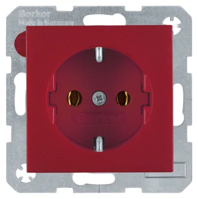 Immagine prodotto di Presa Schuko rossa singola - Presa 47431912
