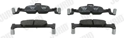 Produktbild von JURID 573627J Bremsbeläge Satz Vorne für AUDI A4 B9 Avant (8W5, 8WD) A6 Avant (4A5, C8) A5 Sportback (F5A) Q5 (FYB) A4 B9 Limousine (8W2, 8WC)