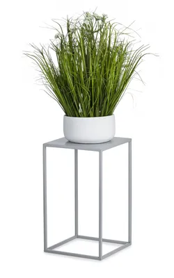 Obrázok produktu pre HowHomely | Stojan na kvety 40 cm - Sivý - Moderný dizajn - Stabilný a elegantný