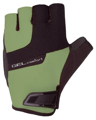 Produktbild von CHIBA Gel Comfort - Radhandschuhe kurzfinger olive, S, mit Gelpolsterung.
