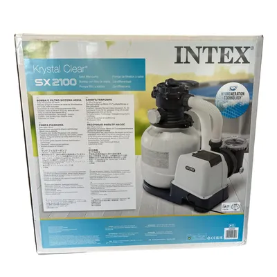 Produktbild von INTEX 26646GS - RCD Sandfilterpumpe (7,9m³l/hr, bis 32m³ Pool)