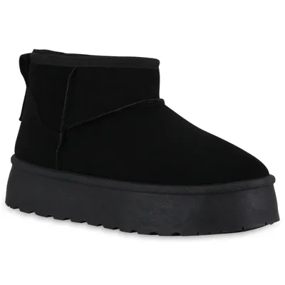 A single black boot with a thick platform sole is shown against a white background.