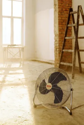 Image de Ventilateur de sol en métal, 50 cm – Ventilateur sur pied industriel pour ateliers