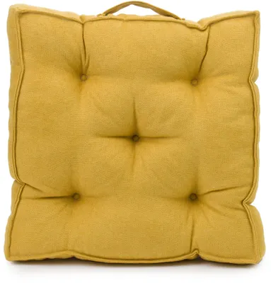 Produktbild von Gözze Boxkissen Darco (gefüllt) senf 40x40x7 cm
