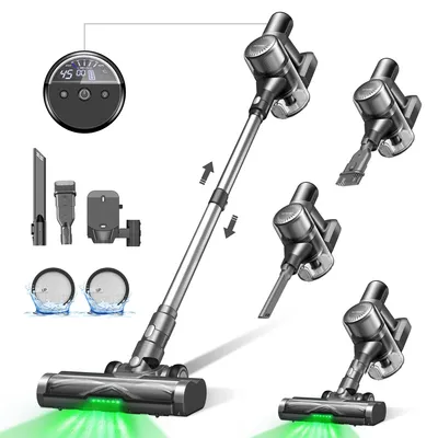 Produktbild von Ultenic U12V akumulátorový vysavač, bezsáčkový, 450,00 W, 45KPa, 4 režimy, 45min, 7stupňový filtrační systém, technologie GreenEye, LED displej, ochrana proti chlupům