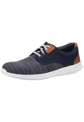 Produktbild von Leder-Sneaker mit Auftrittsdämpfung, gelenkschonend und herausnehmbarer Innensohle