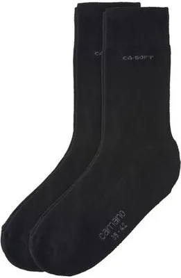 Produktbild von Camano Uni-Socken 2 Paar mit Softbund schwarz 39 - 42