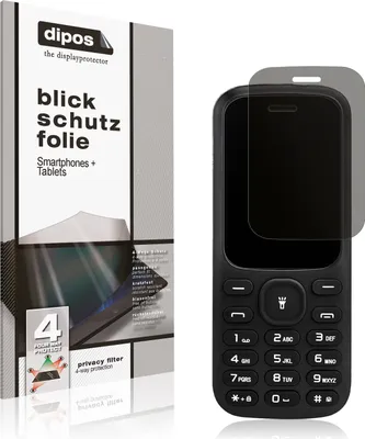 Produktbild von Blickschutzfolie für mpTech myPhone Fusion 059029-83617 matt Schutzfolie Folie Display Schutz dipos