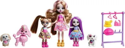 Produktbild von Enchantimals Glam Party HNV26, Modepuppe, Weiblich, 4 Jahr(e), Junge/Mädchen, 220 mm, Mehrfarbig