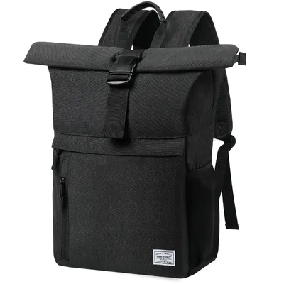 Produktbild von Cityrucksack RollTop Rucksack Herren Damen 22L-25L LaptopRucksack Schulrucksack, Radsport Stylische Tagesrucksack mit 17 Zoll Laptopfach