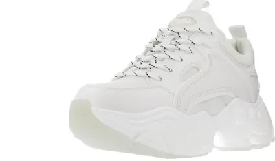 Produktbild von Buffalo Damen Binary C Sneaker Low Vegan - 1630448, Farbe:Weiß, Damen Schuhe:41