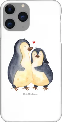 Produktbild von Mr. & Mrs. Panda Iphone 11 Pro Handyhülle Pinguin umarmen - Weiß - Geschenk, Umarmung Verliebt, Verknallt, Hochzeit, Handy Case, Hochzeitstag, Liebe, Premium Kunststoff