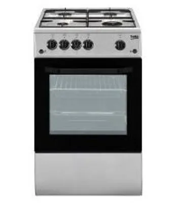 Image de Beko CSG42011FS Cuisinière indépendante à gaz argenté