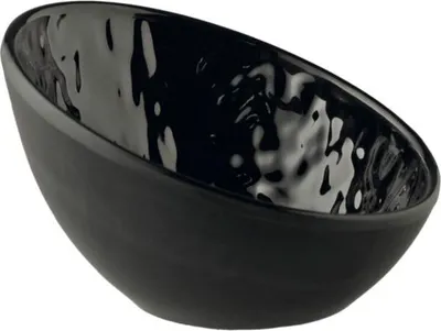 Produktbild von APS Tao Schale, schwarz, Inhalt: 0,07 Liter, Höhe: 65 mm, Länge: 105 mm