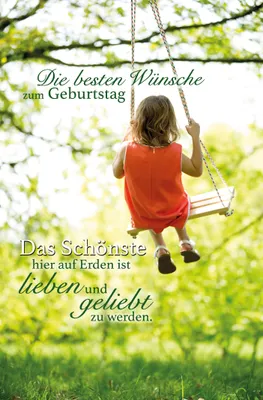 Produktbild von Geburtstag - Glückwunschkarte im Format 11,5 x 17 cm mit Umschlag