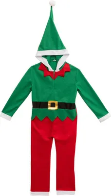 Produktbild von Weihnachtskostüm: Elfen-Overall für Kinder