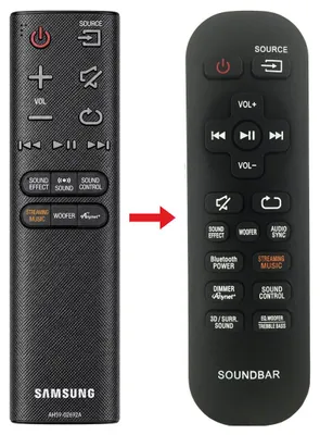 Ersatz Fernbedienung für Samsung HW-J6500R | HW-J6501R | HW-J7500 | HW-J7501