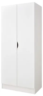 Produktbild von Bayagu Kinderkleiderschrank Weiß 70x42.5x161.5cm mit Stange Regalen