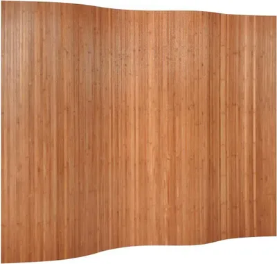 Produktbild von Paravent Braun 165x250 cm Bambus