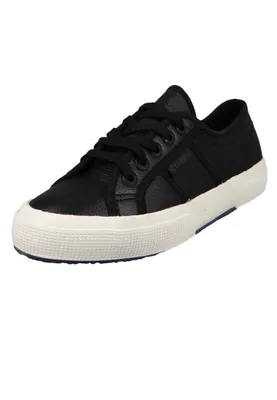 Produktbild von Superga Damen Low Sneaker 2750 Tumbled Leather Low Top S009VH0 Schwarz