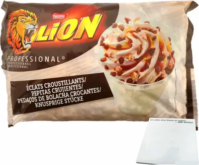 Produktbild von Lion Mix-In Knusprige Stücke (400g Beutel) + usy Block