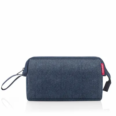 Immagine prodotto di reisenthel borsa da toilette Travel Cosmetic Bag Herringbone Dark Blue blu scuro