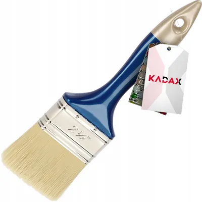 Obrázek produktu pro KADAX Jednoduchý štětec "Ambler", z plastu, plochý štětec s pohodlnou rukojetí, štětec, 2,5"