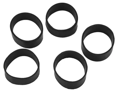 Productafbeelding van Duikringen, rubber, 5 stuks, zwart, voor gewichtsbanden