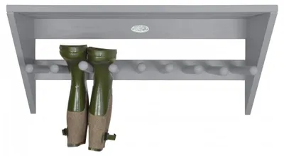 Image de Porte-bottes mural Esschert Design, gris ; CF49G