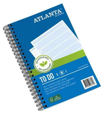 Produktbild von Djois – Unternehmungen Recyclingpapier Medium 195x135 100 Blatt 70gr blau | 5 Stück
