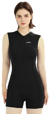 Productafbeelding van Strandbikini, damesbadmode, nauwsluitend, mouwloos monokini badpak met cups