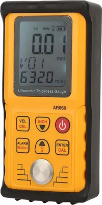 Zdjęcie produktu dla Ultradźwiękowy miernik grubości, ultradźwiękowy miernik grubości, cyfrowy ultradźwiękowy miernik grubości SMART SENSOR AR860 z wyświetlaczem LCD Cyfrowy ultradźwiękowy miernik grubości do pomiarów