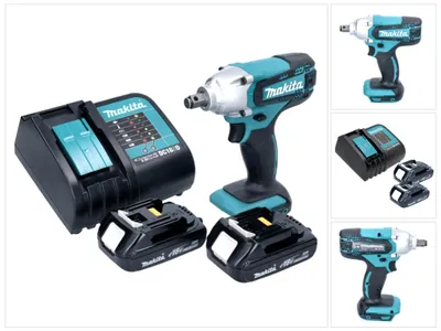 Immagine prodotto di Avvitatore a impulsi a batteria Makita DTW 190 SY 18 V 1/2" 190 Nm + 2x batteria ricaricabile 1,3 Ah + caricabatterie