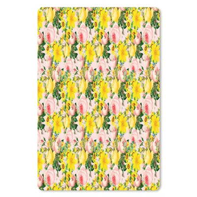 Produktbild von MuchoWow® Mauspad Mousepad Blumen - Rosen - Muster 40x60 cm - Mousepads - Maus Mat - Pad - Mausunterlage - Schreibtisch Accesoire