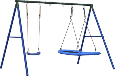 Produktbild von vidaXL Schaukel-Set mit Schaukelsitz und Nestschaukel