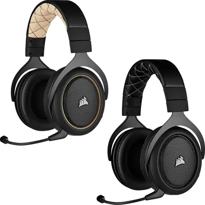 Produktbild von Corsair HS70 PRO Wireless, Kabellos, 20 - 20000 Hz, Gaming, 330 g, Kopfhörer, Karbon