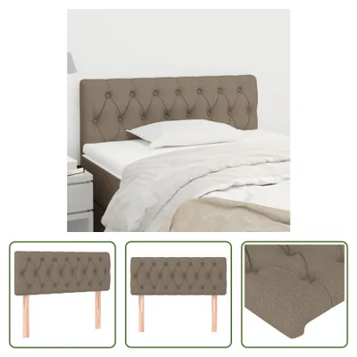 Produktbild von The Living Store Kopfteil Taupe 90x7x78/88 cm Stoff